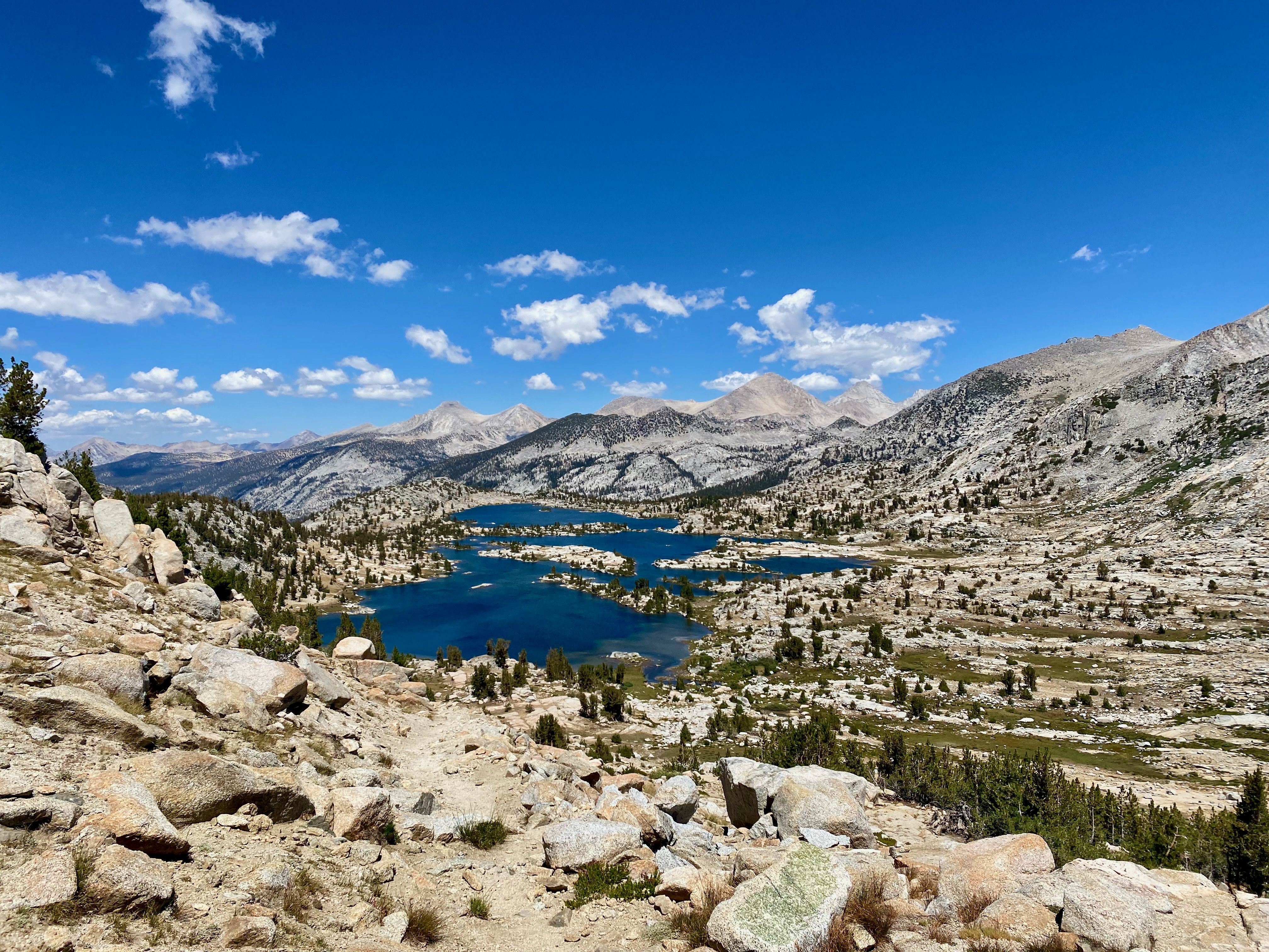Marie lakes basin midday
