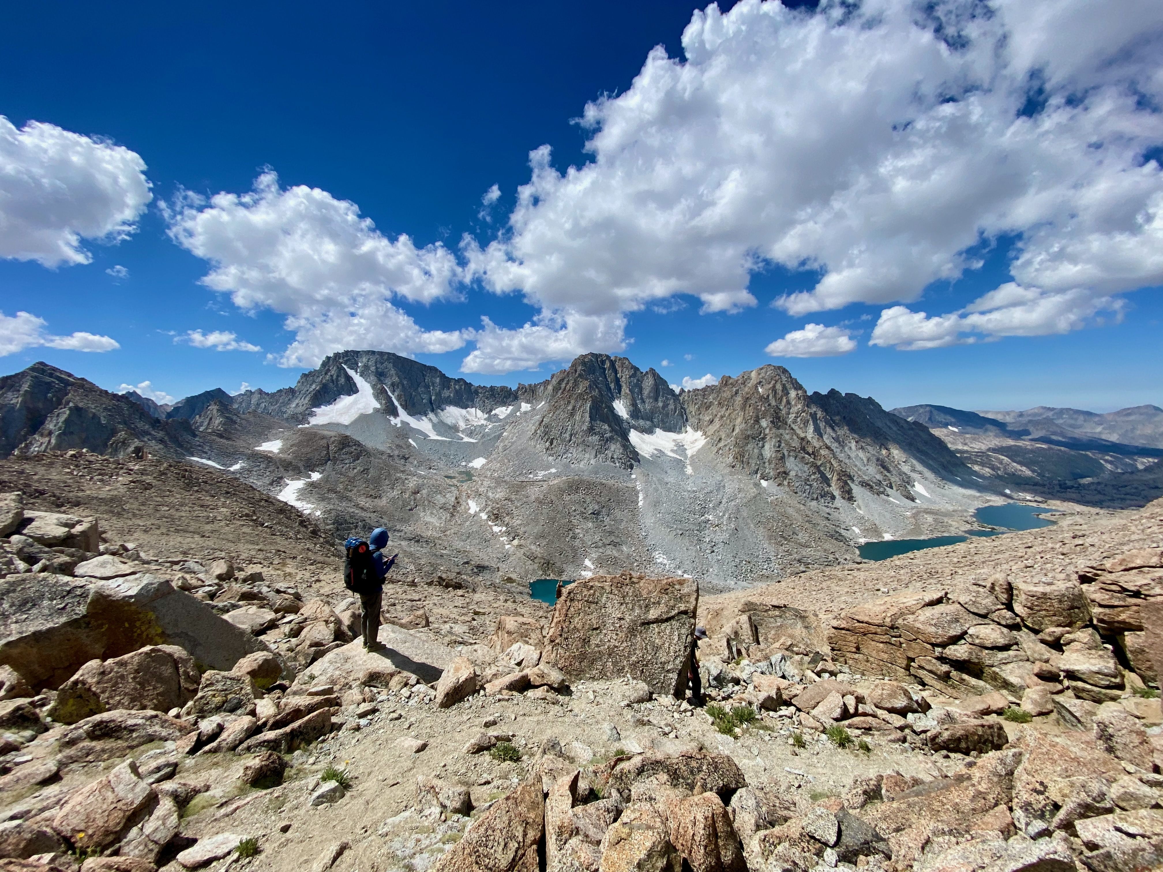 At the top of Lamarch Col
